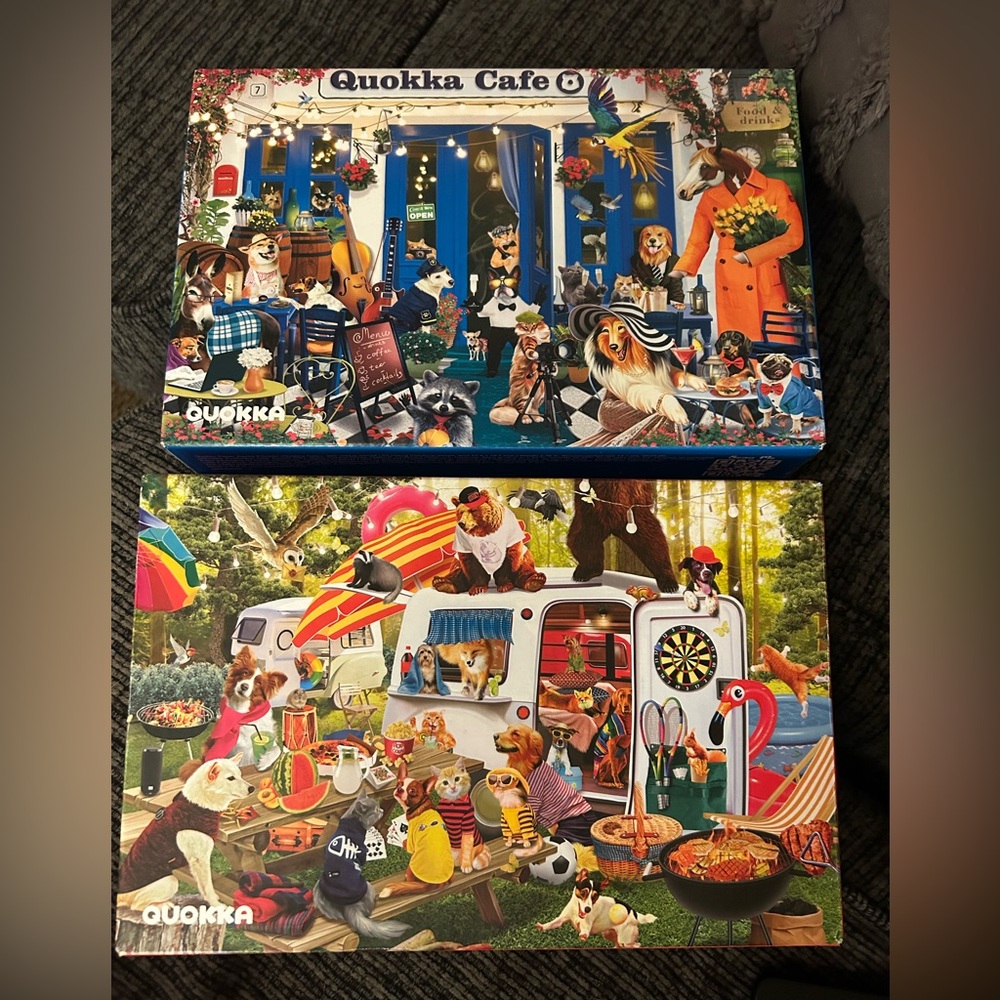 Set of 2 1000 piece puzzles